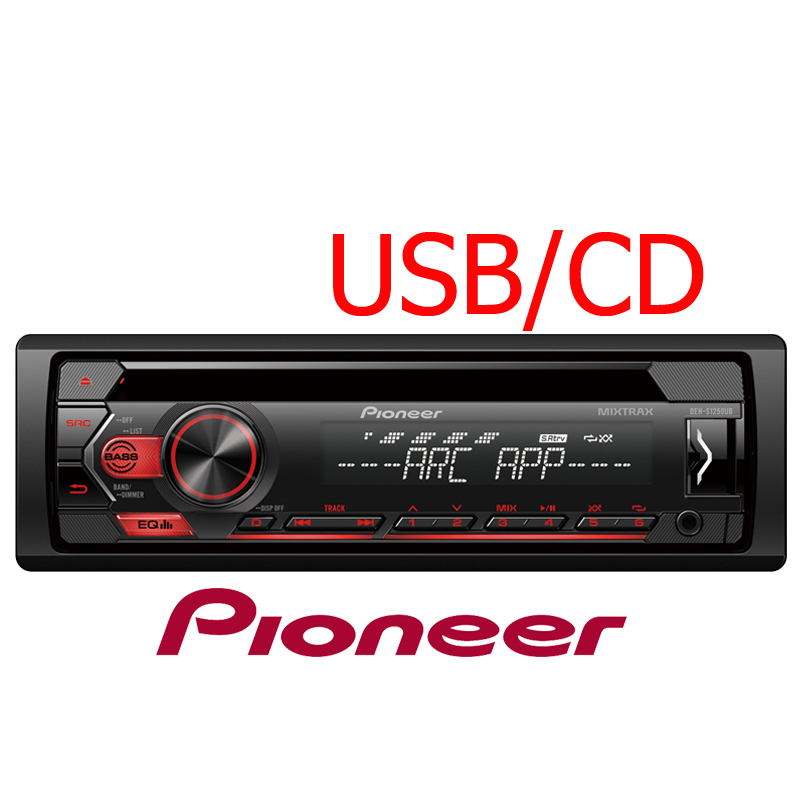 Radio Pioneer Tornamesa para CD DEH-S1250UB